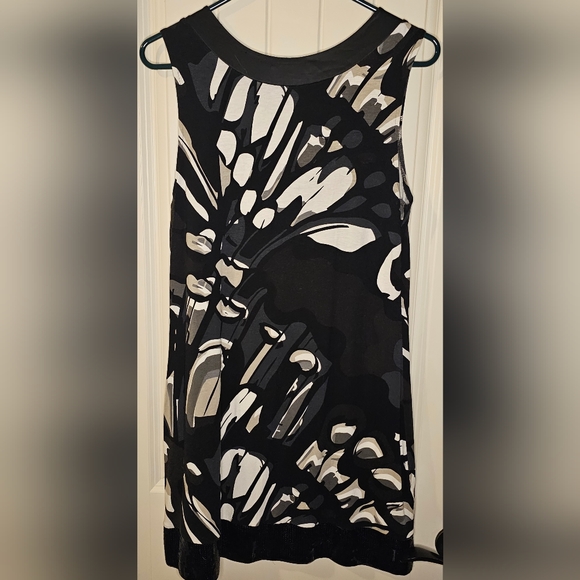 《EXPRESS》Floral Mini Dress 🥻👗《Large》 Sequin Neckline & Trim 🛒 - Picture 9 of 14